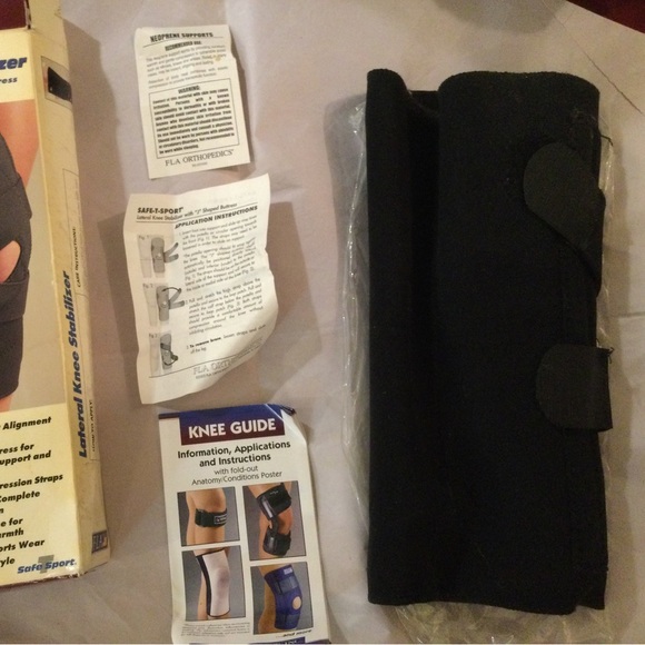 LATERAL KNEE STABILIZER WITH J -SHAPED BUTTRESS SIZE L - Picture 3 of 4